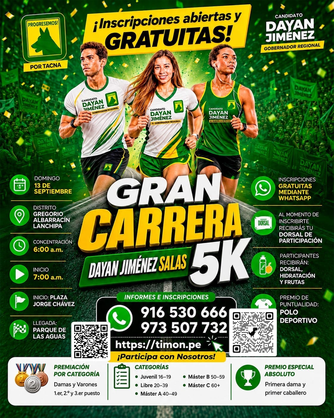 Gran carrera Dayan Jiménez  5k